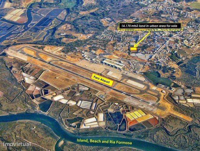 Excelente terreno em Faro, junto ao Aeroporto de Faro - Grande imagem: 5/7