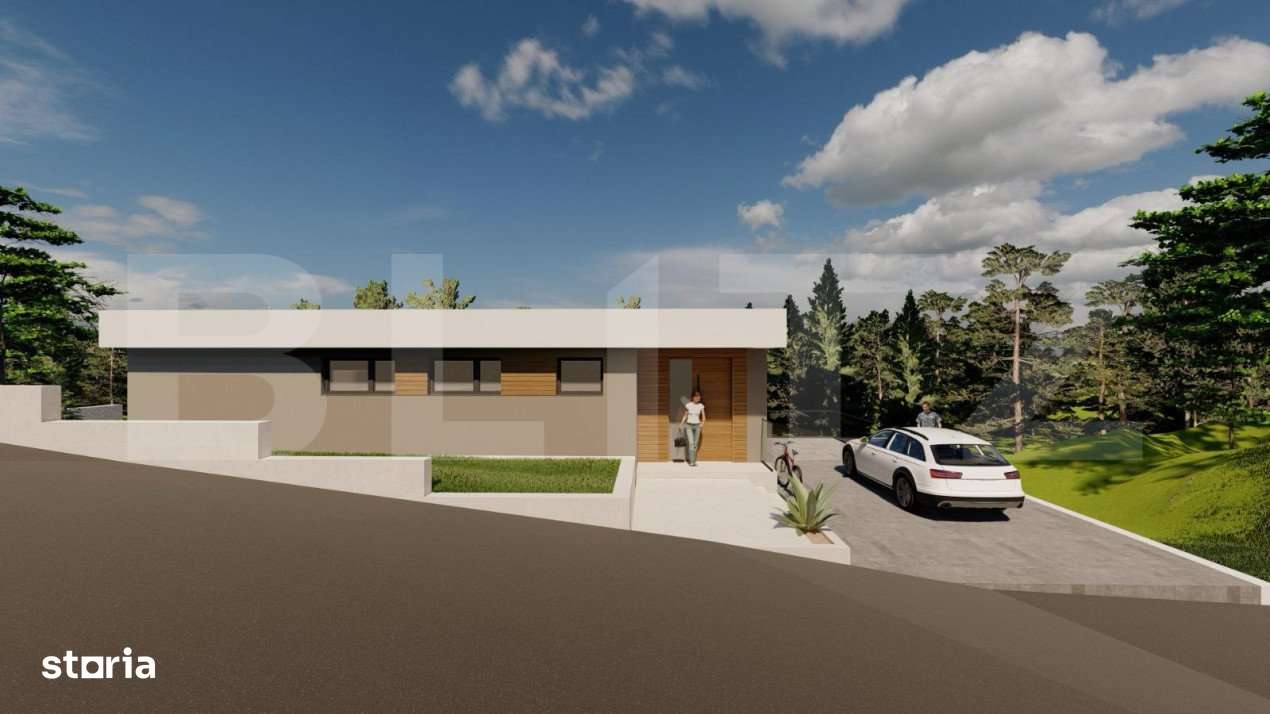 Casa moderna, 4 camere, 115 mp, in constructie, cu finalizare in septe - Imagine principală: 4/5