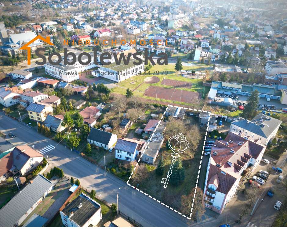 Działka inwestycyjna z warunkami zabudowy – Mława, ul. Kościelna-0