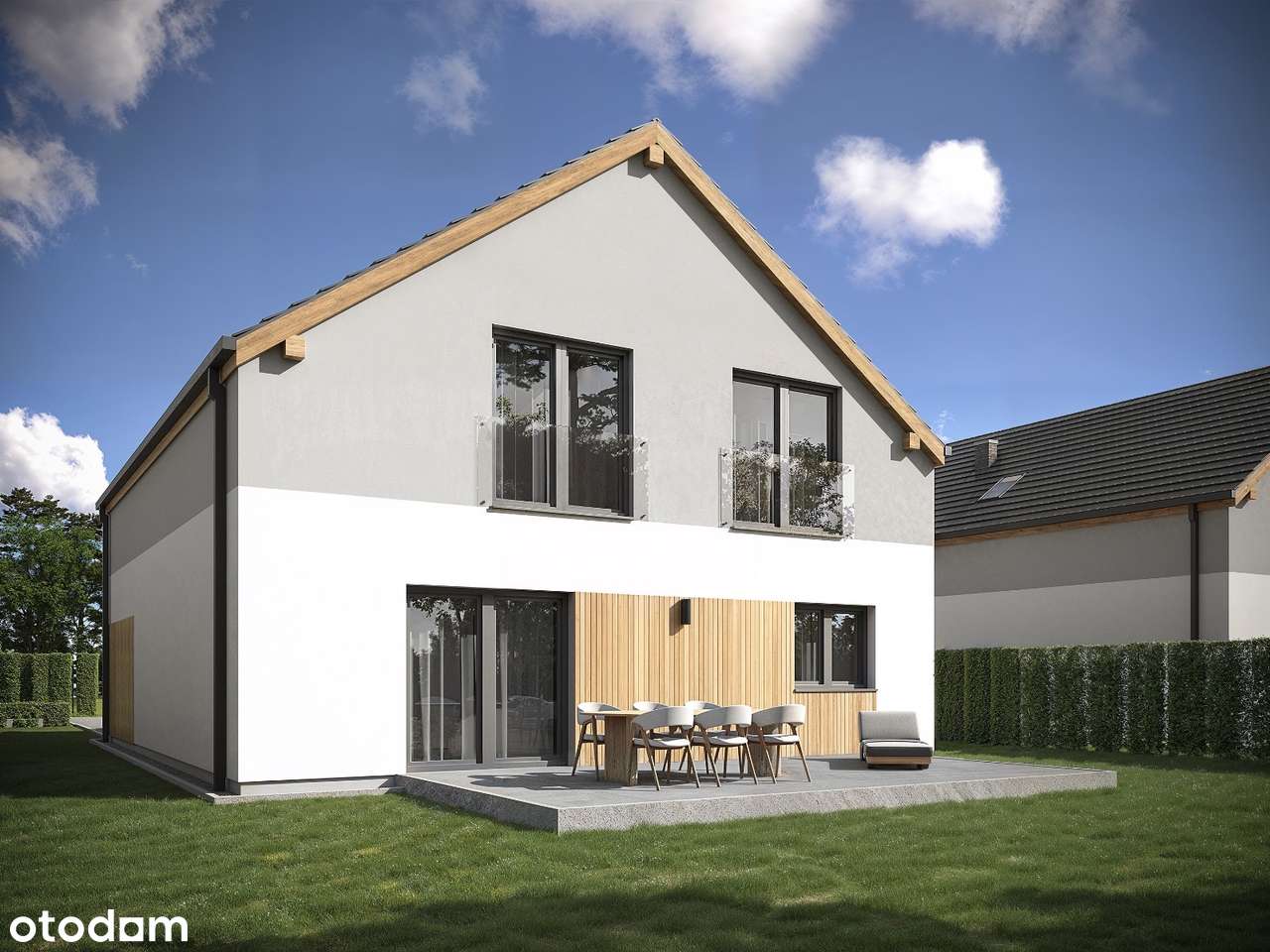 Domki w stanie developerskim z widokiem na góry-5