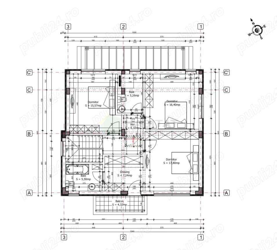 Vila individuala 4 camere Otopeni-23 August-3