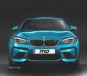 PARA-CHOQUE FRONTAL PARA BMW F20 F21 M2 LOOK PDC  LCI 2015-2018 - 3