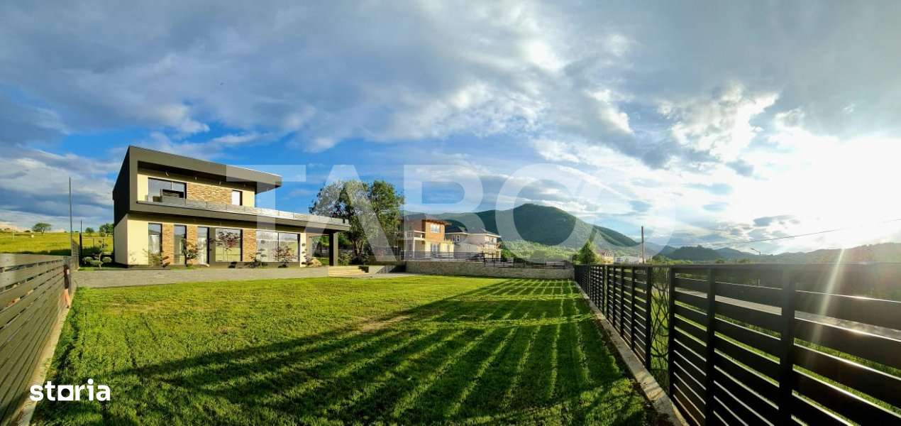 Casa moderna de inchiriat 5 camere cu teren si piscina Cisnadie - Imagine principală: 5/19