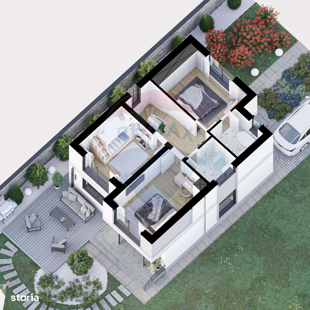 VILA JOY - Casa individuala noua, 4 camere, teren de 430 mp - Imagine principală: 4/19