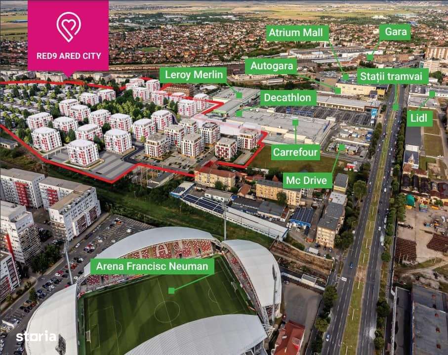 Ocazie pentru investitori, teren langa cel mai frumos parc din Arad - Imagine principală: 2/5