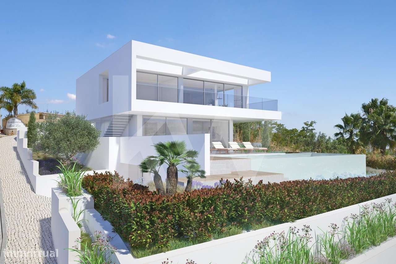 Moradia em construção na Praia da Luz com vistas panorâmicas para o ma - Grande imagem: 2/18