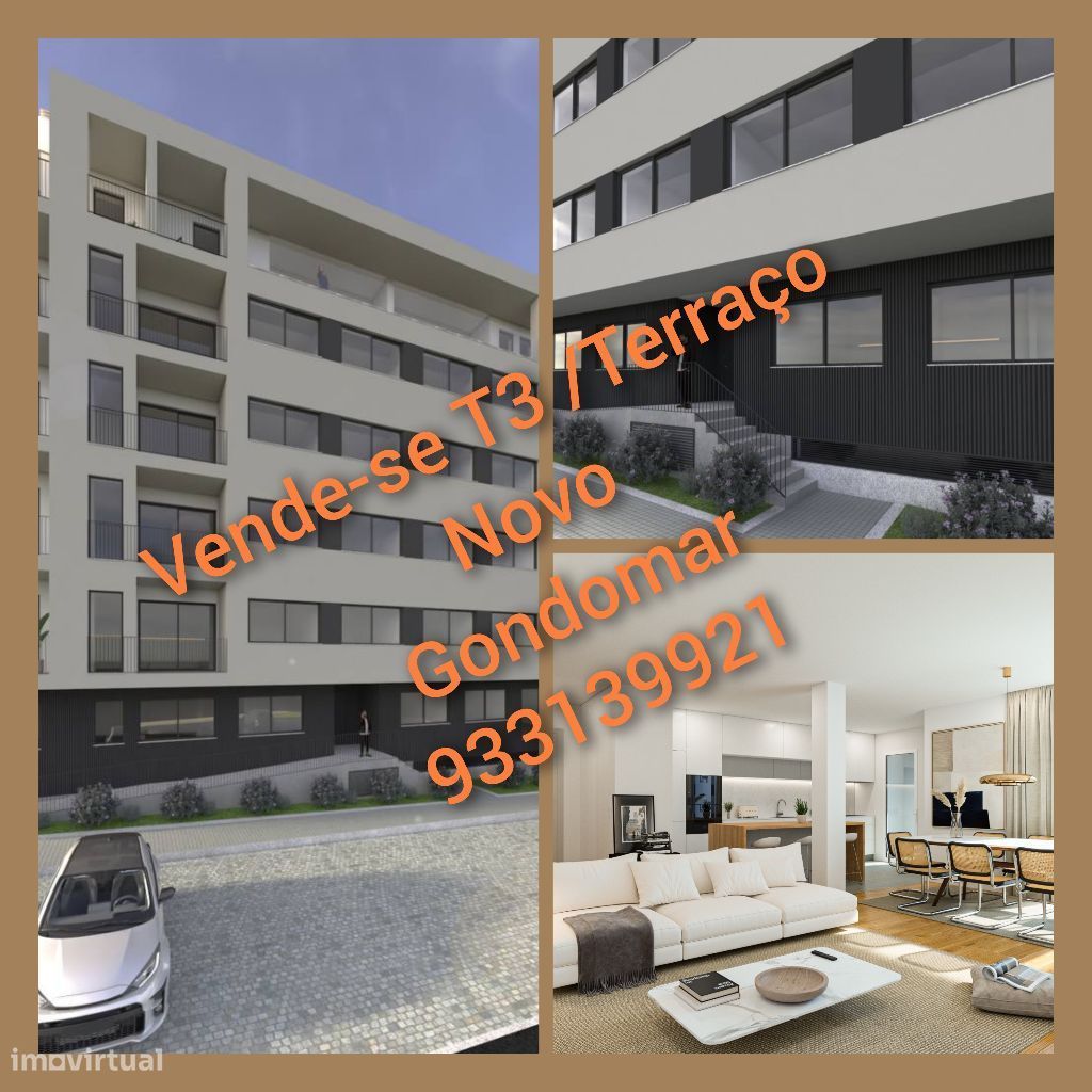 Comprar Excepcional Apartamento T3 / Terraço Recuado /Gondomar