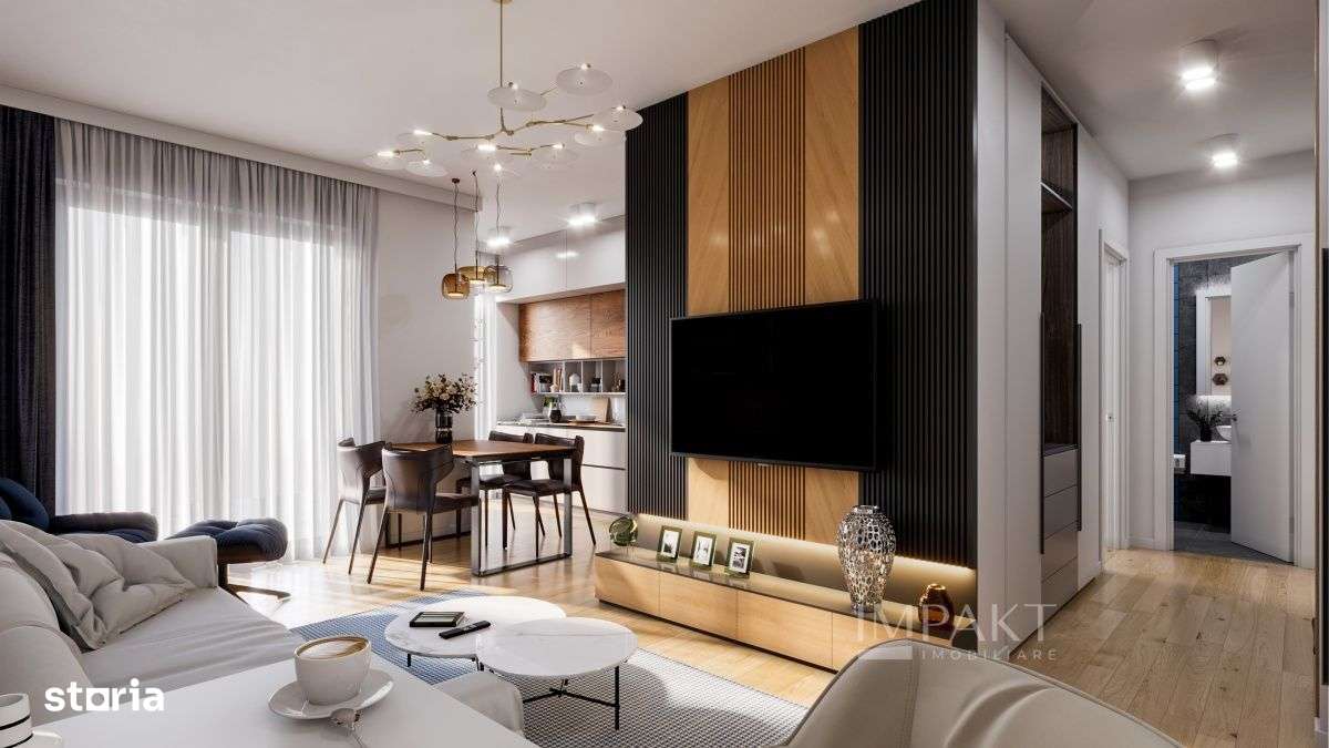 Apartament semideomandat cu 3 camere, cu certificare nZeb, in cartieru - Imagine principală: 5/7