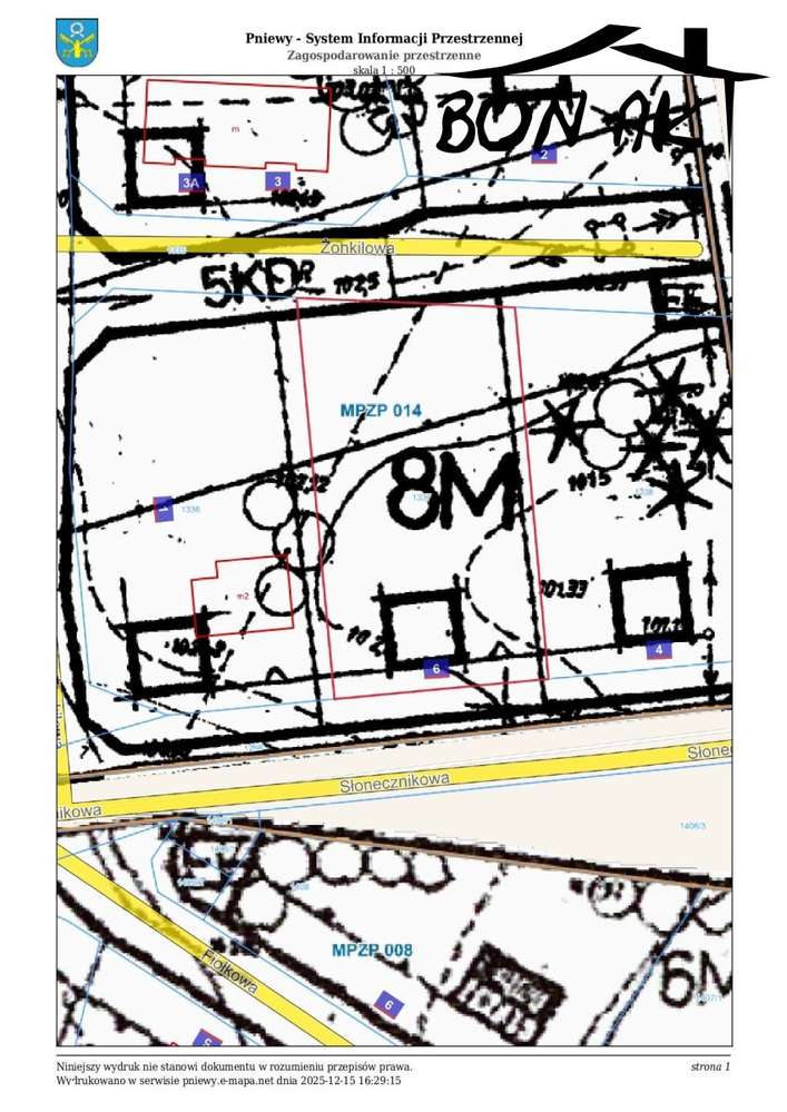 Działka budowlana ul. Słonecznikowa 6-3