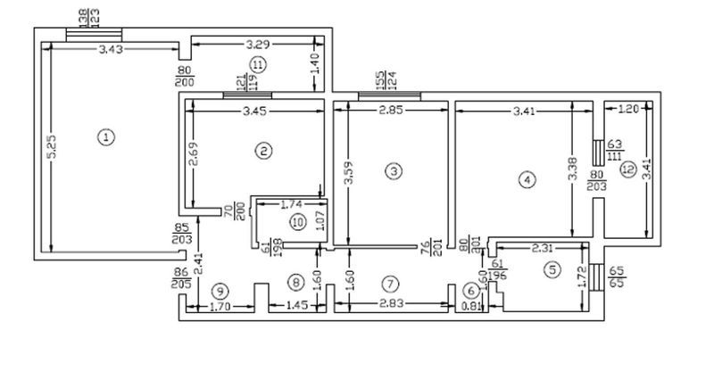 Apartament 3 camere 76mp Nicolina 2 - Libertatii - etaj 2/4