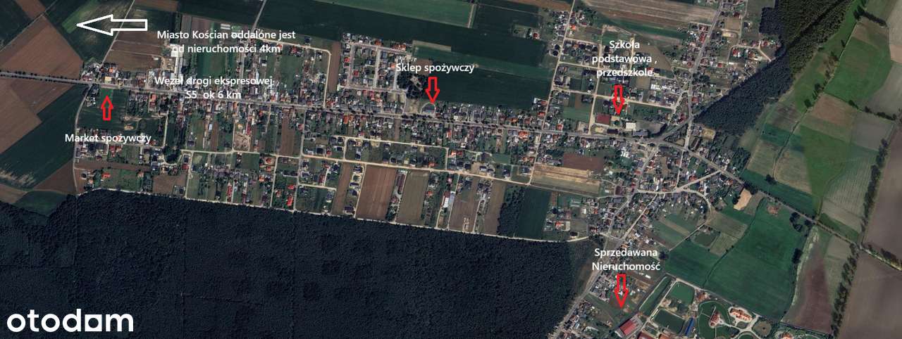 Stary Lubosz Działka Budowana 144 zł / m2-3