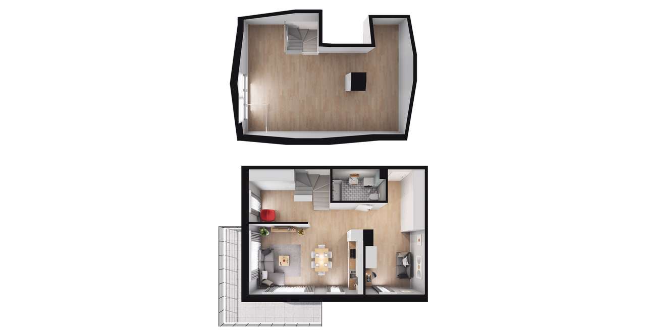 1-pokojowe mieszkanie 99m2 + balkon Bez Prowizji - Pełny obrazek: 2/8