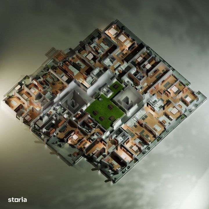 Tomis Nord - Vanzare apartament decomandat cu 2 camere,  bloc nou.-7