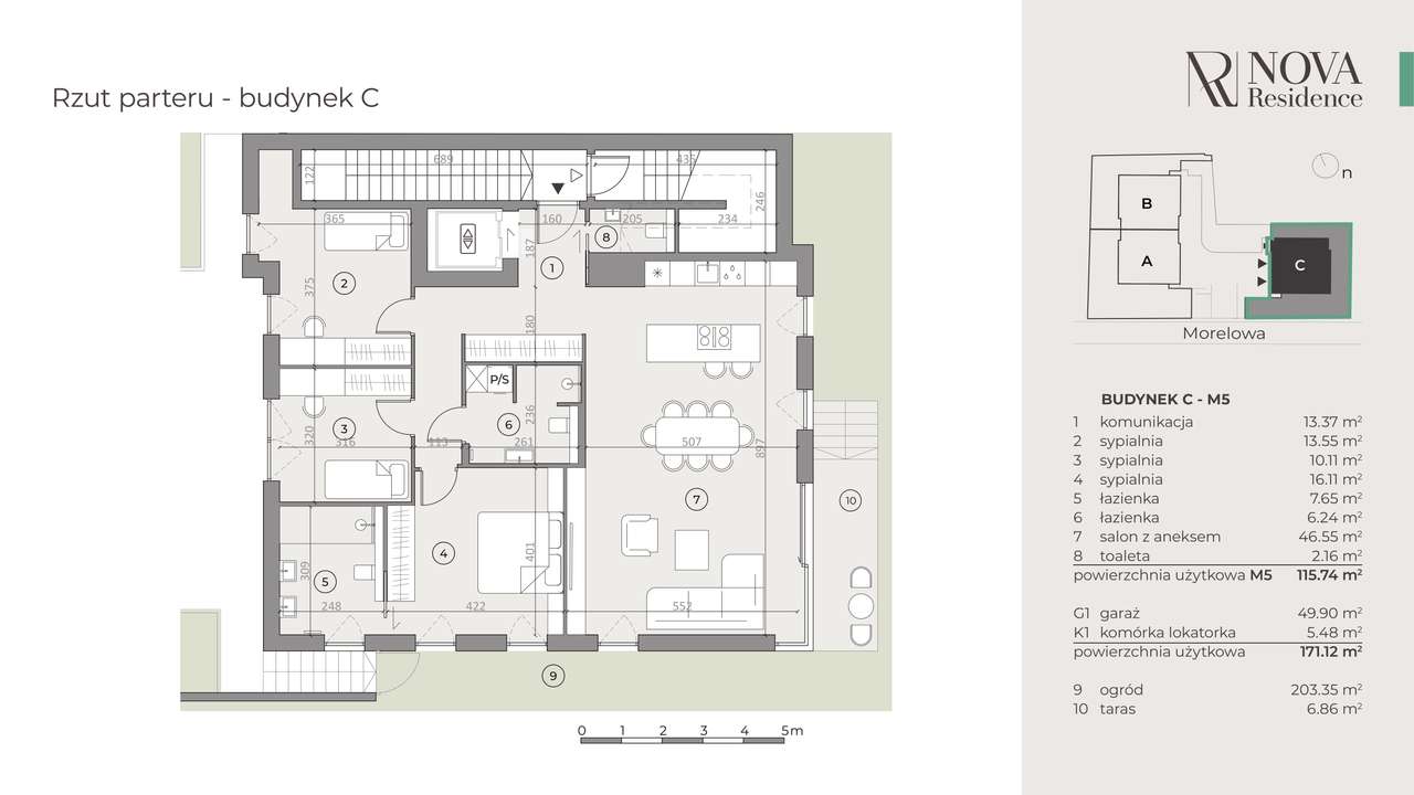 4-pokojowe mieszkanie 115m2 + ogródek Bez Prowizji - Pełny obrazek: 2/8