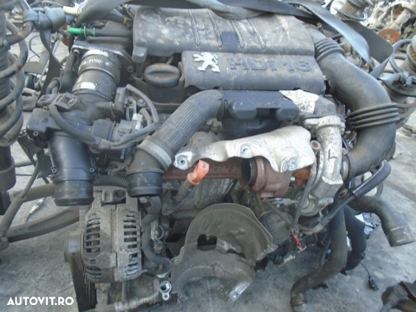 Motor Peugeot 307 1.6 HDI 9HX din 2005 fara anexe - 1