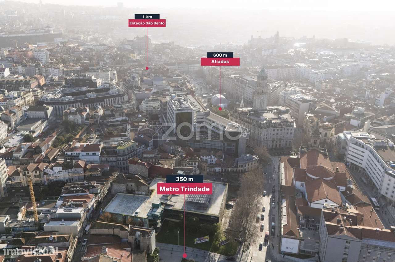 Apartamento T0 | Metro Trindade | Elevador |4º Piso - Grande imagem: 4/24