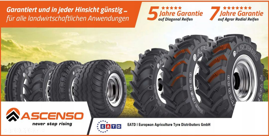 1x Ascenso 420/85R34 TDR 850 16.9R34 142D TL - 7