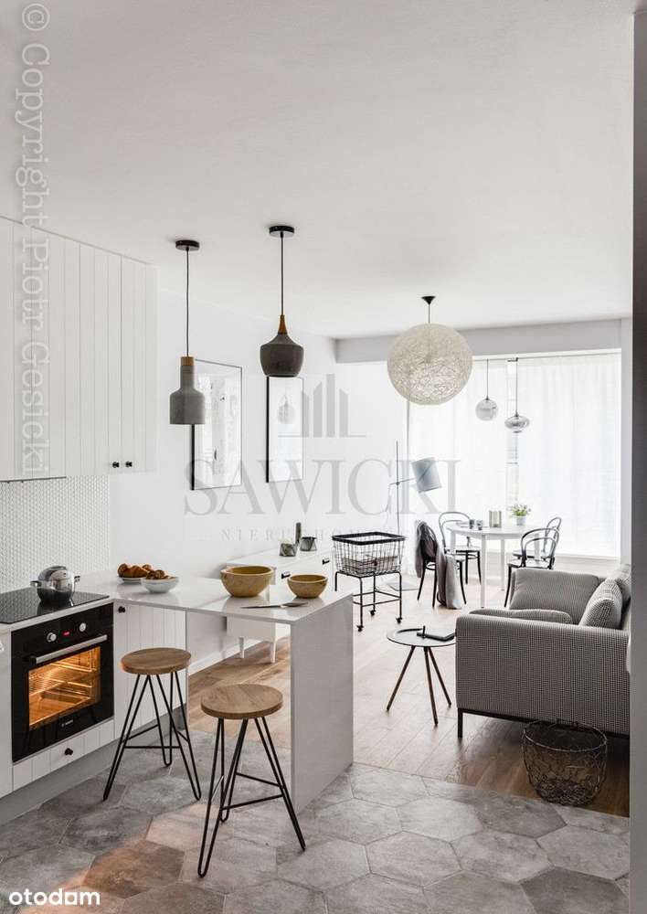 Mokotów Górny, 2 pokoje, garaż, ogródek-taras 30m2-4