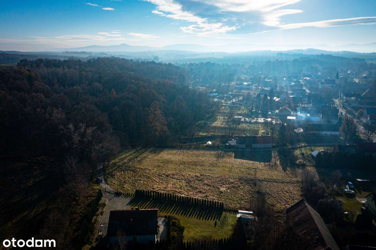 Duża działka widokowa w Hajdukach Nyskich-0