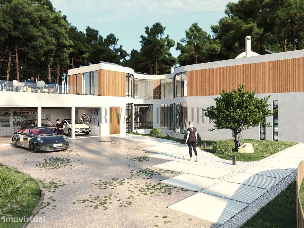 Moradia V6 Herdade da Aroeira, primeira linha golfe, vista lago. - Grande imagem: 2/21