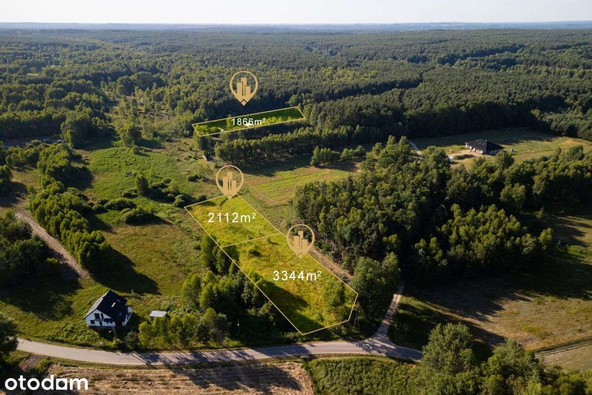 Działka budowlana w spokojnej okolicy - 3344 m2 - Pełny obrazek: 5/5