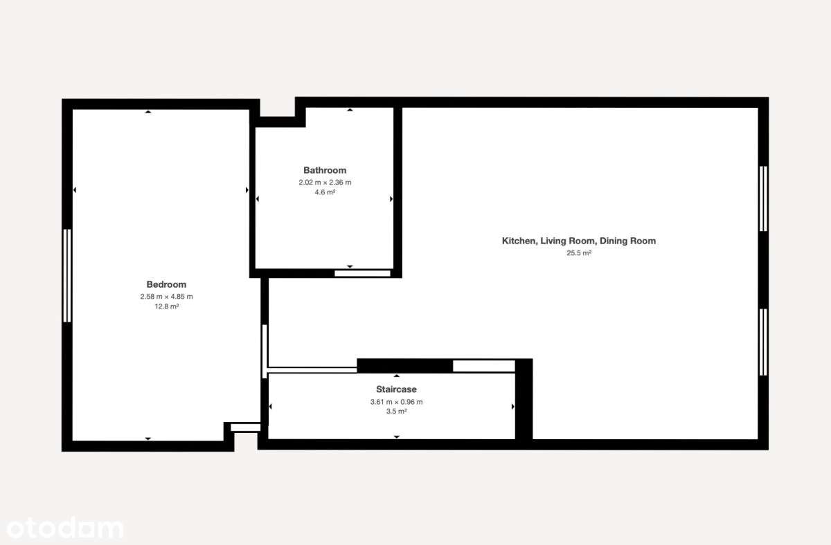 Dwupoziomowy apartament z ogródkiem w Centrum-17