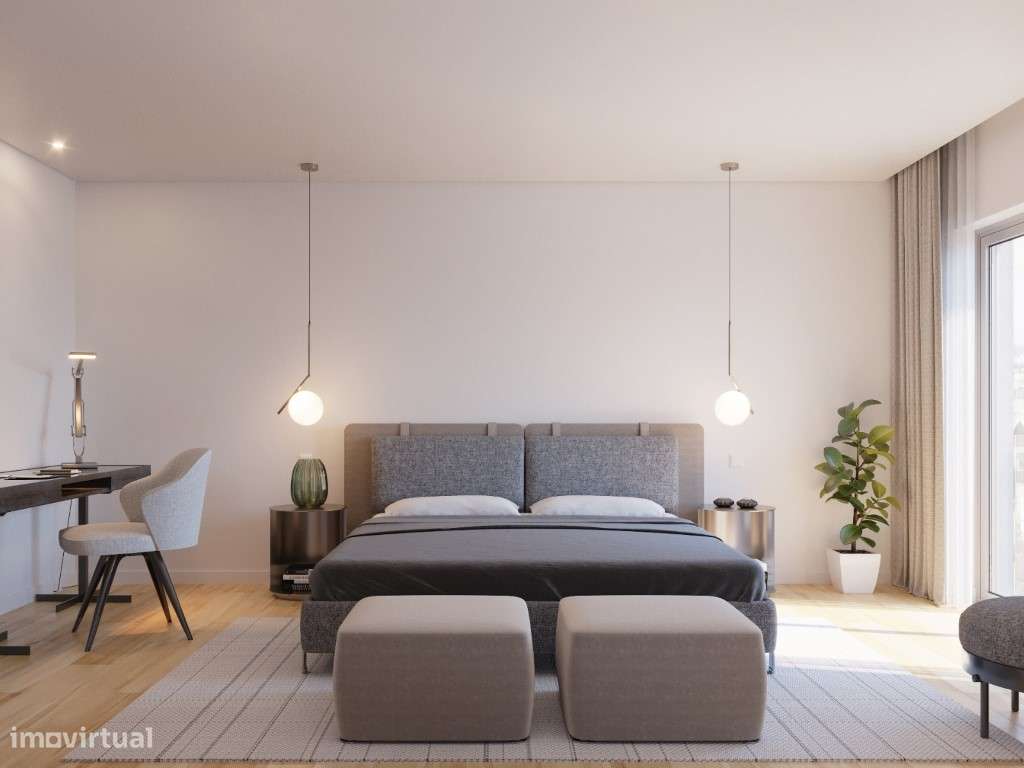 Apartamento T3 novo, com varandas e estacionamento, em Campolide-10