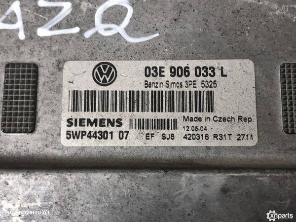 Centralina do motor Usado VW POLO (9N_) 1.2 12V | 10.01 - 07.07 REF. 03E 906 033... - 4