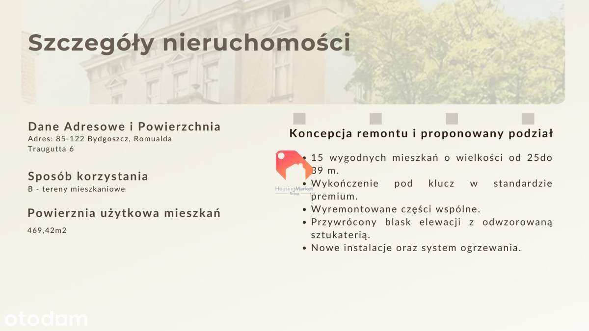 2 pokoje w zrewitalizowanej kamienicy, Szwederowo - Pełny obrazek: 5/9