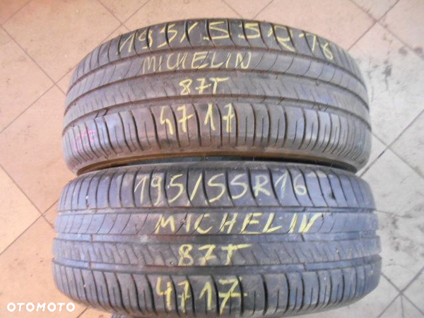 Opony 195/55r16 michelin energy saver + 6,4mm lato para - 1