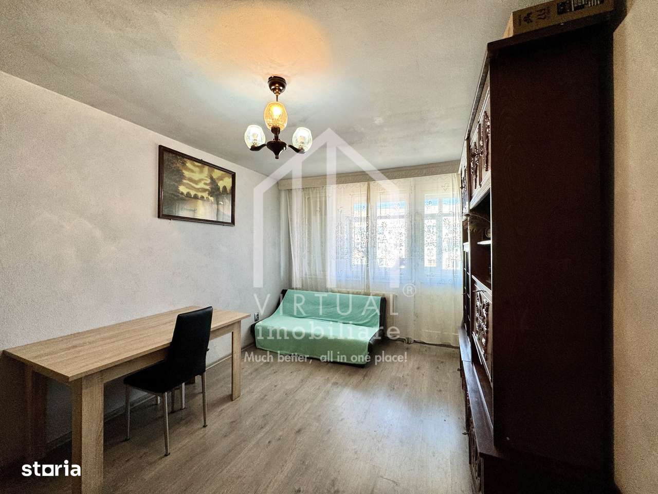 Apartament cu 2 camere, 52mp utili, balcon, bloc lift, Mihai Viteazu - Imagine principală: 4/15