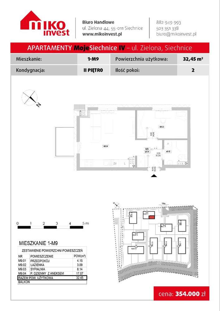 Słoneczne 2 pokoje plus miejsce postojowe - Pełny obrazek: 4/8