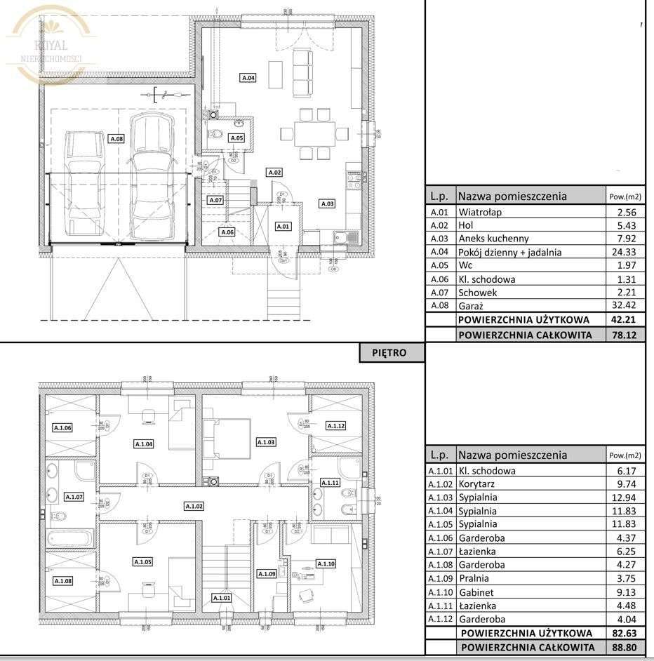 Bliźniak na dużej działce, garaż dwustanowiskowy - Pełny obrazek: 5/5