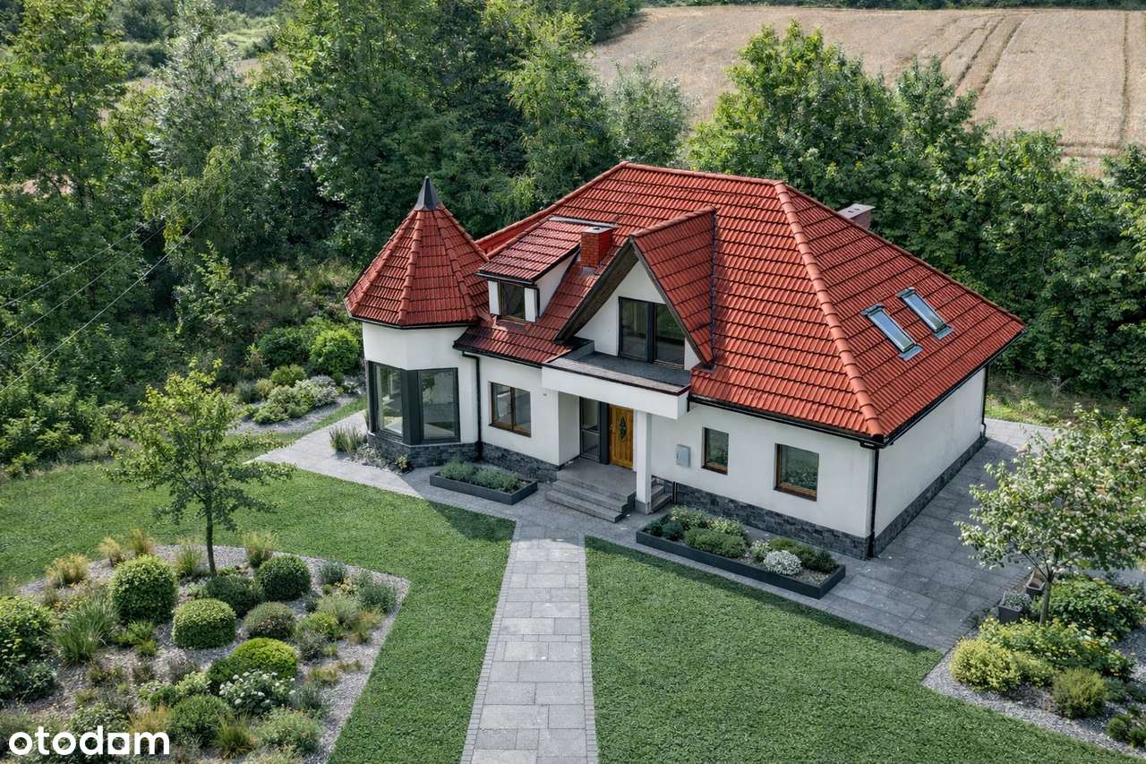 Dom na sprzedaż częściowo wykończony | Duża działka | Spokojna okolica