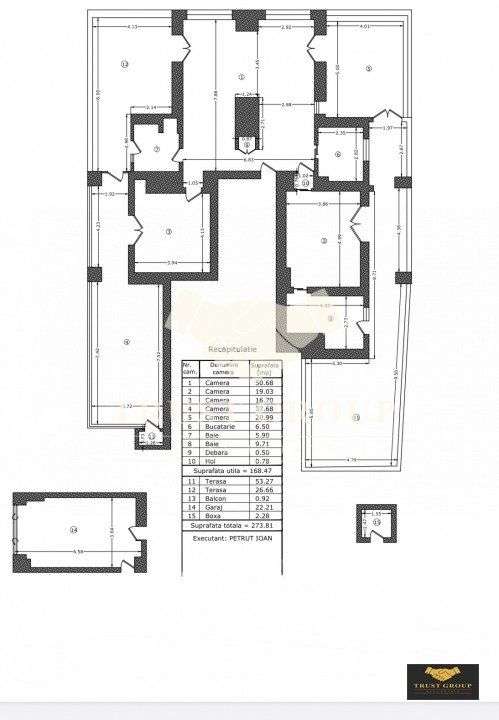 Penthouse Gradina Icoanei | Loc de parcare | Boxa | Terase 80mp-14