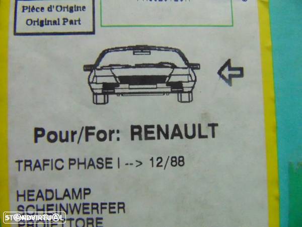 Renault Trafic a partir de 1988 farol frontal esquerdo - 9