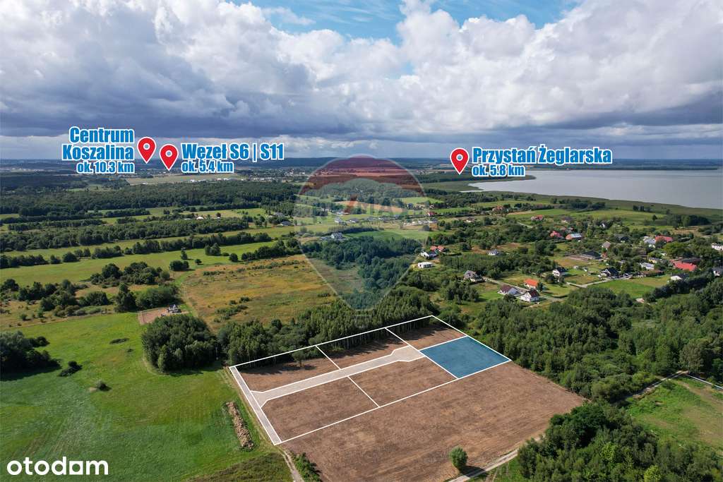 Działka budowlana 1592 m²: Koszalin Łabusz  94/23 - Pełny obrazek: 4/14