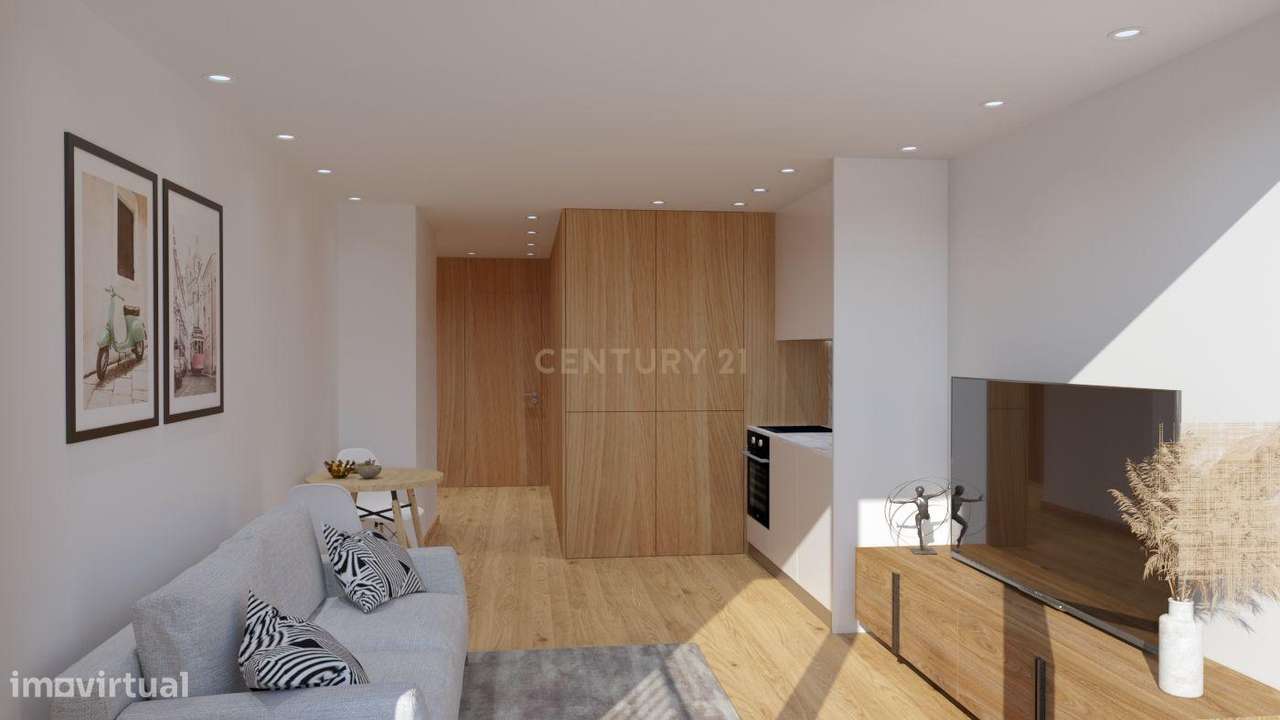 Apartamento T1 no Porto: Viva com Conforto e Elegância - Grande imagem: 5/8