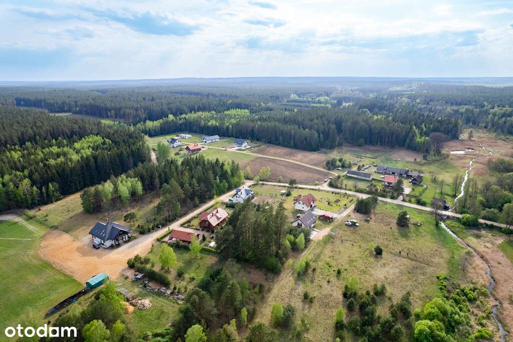 Działka z MPZP blisko natury i rzeki, własny las!-15