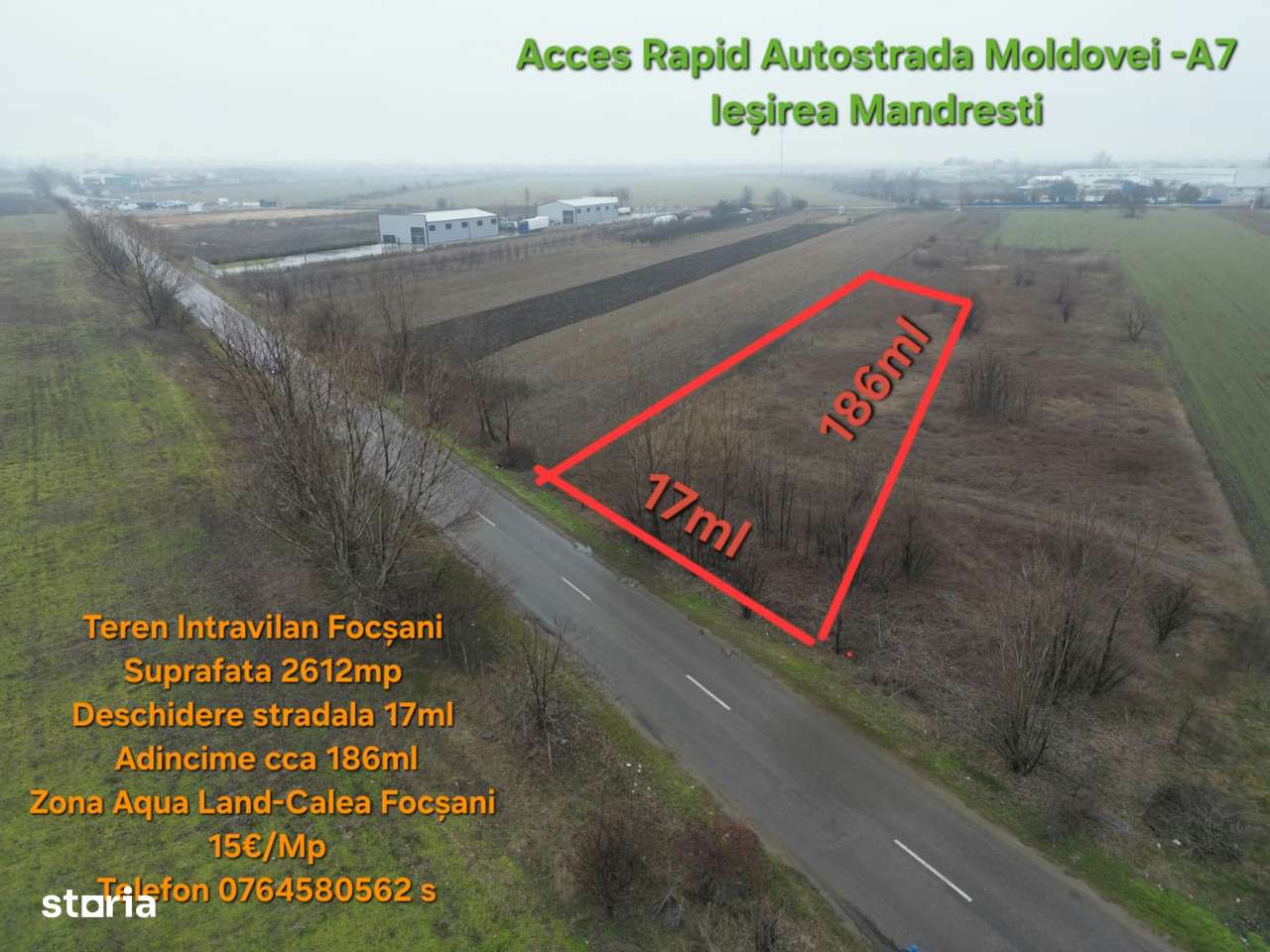 Teren Intravilan Focsani 2600mp-Zona Aqua Land-Calea Focsani-0