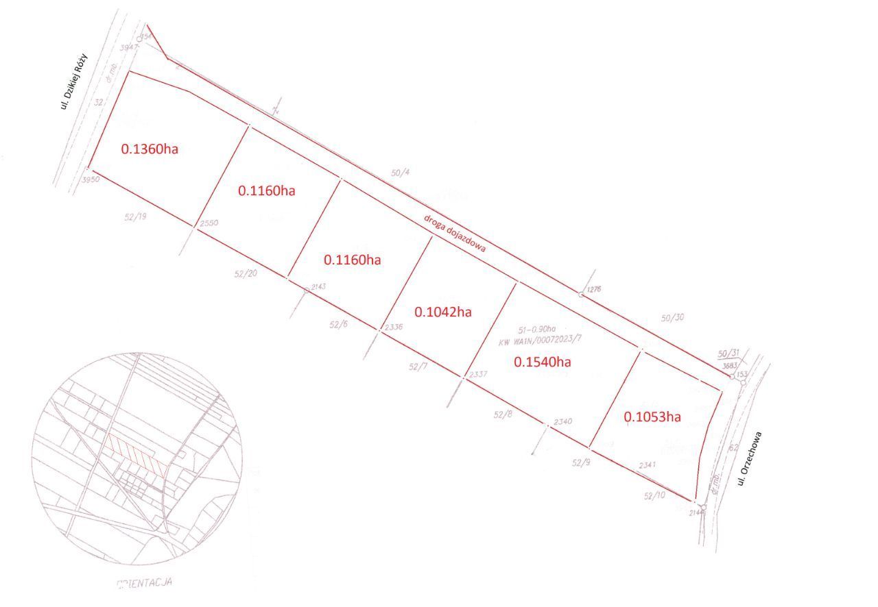 2 działki Wymysły pod Warszawą - 1.042 i 1.116 m2