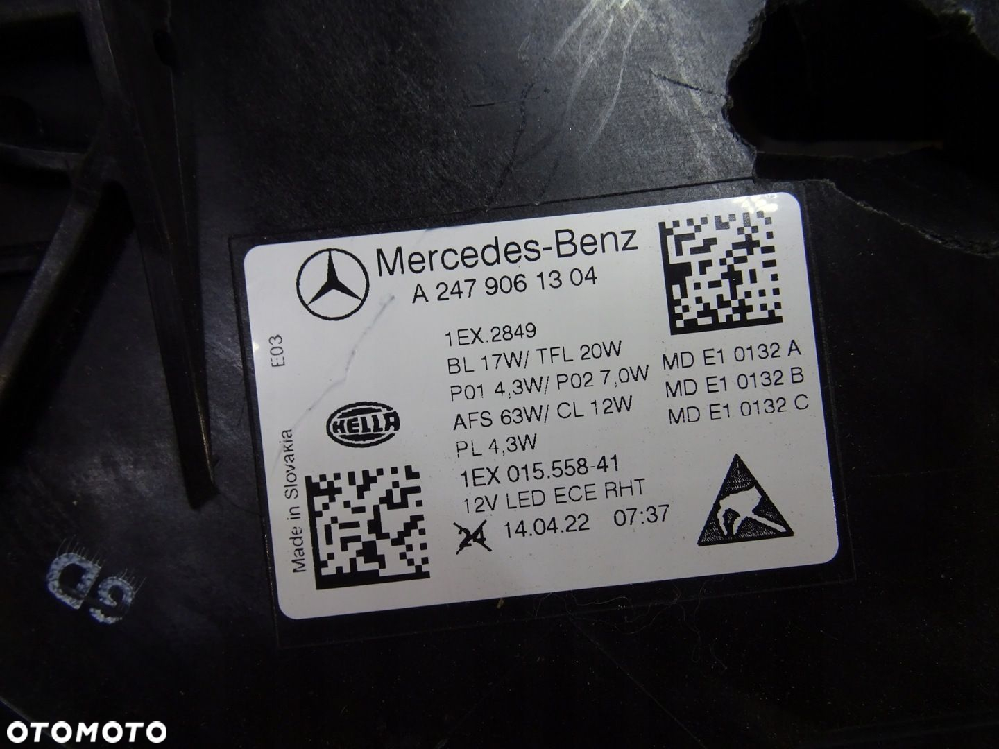LAMPA Mercedes B-Klasa W247 FULL LED A2479061304 - 6