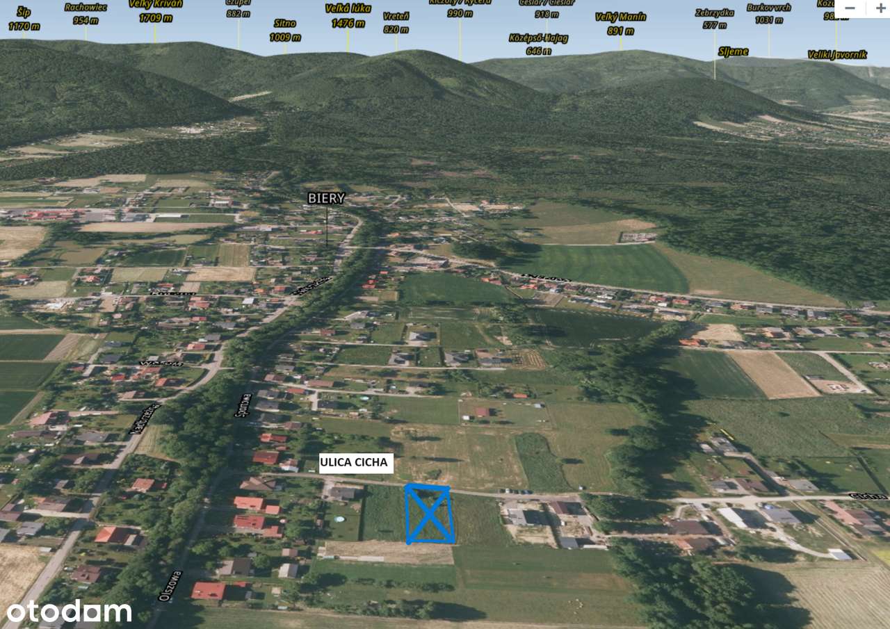 Ładna działka pod dom z widokiem na góry - Pełny obrazek: 5/5