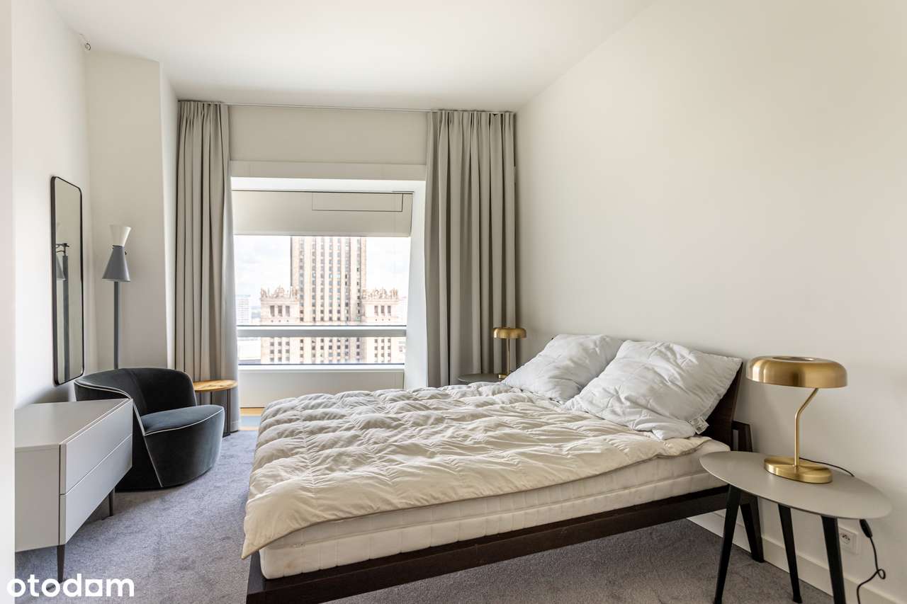 Luksusowy apartament na Złotej 44 z widokiem na Pałac Kultury i Nauki - Pełny obrazek: 5/8