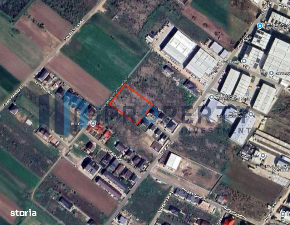 Teren Intravilan | Magurele | 4000 mp | Utilitati  | Urbanism - Imagine principală: 3/4