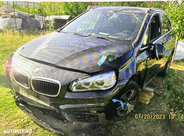 dezmembrări BMW seria 2 doi active Tourer F45 2015 216d automata tracțiune față ușă uși haion bară spate kit airbag planșă bord plafon negru sistem audio HarmanKardon camera marșarier - 1