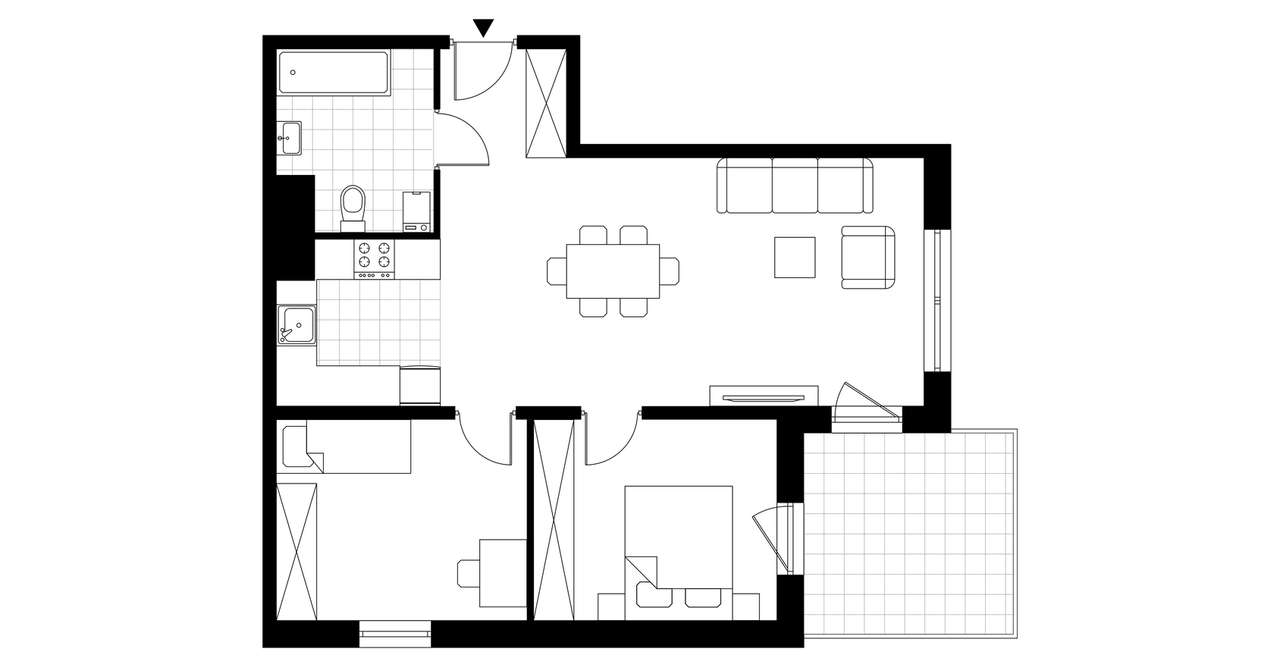 Panorama 3 Stawy | mieszkanie 3-pok. | 7.B69 - Pełny obrazek: 4/9