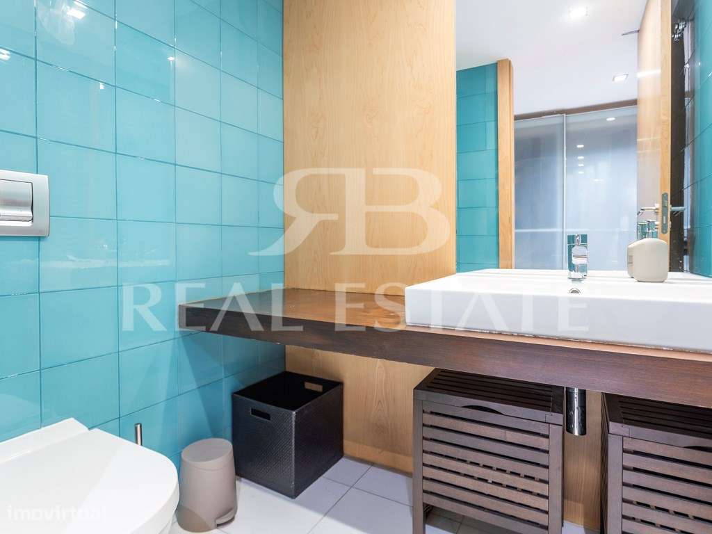 T2 no condominio SCALA Cascais | Jardim privado e jardim do condomí...-11