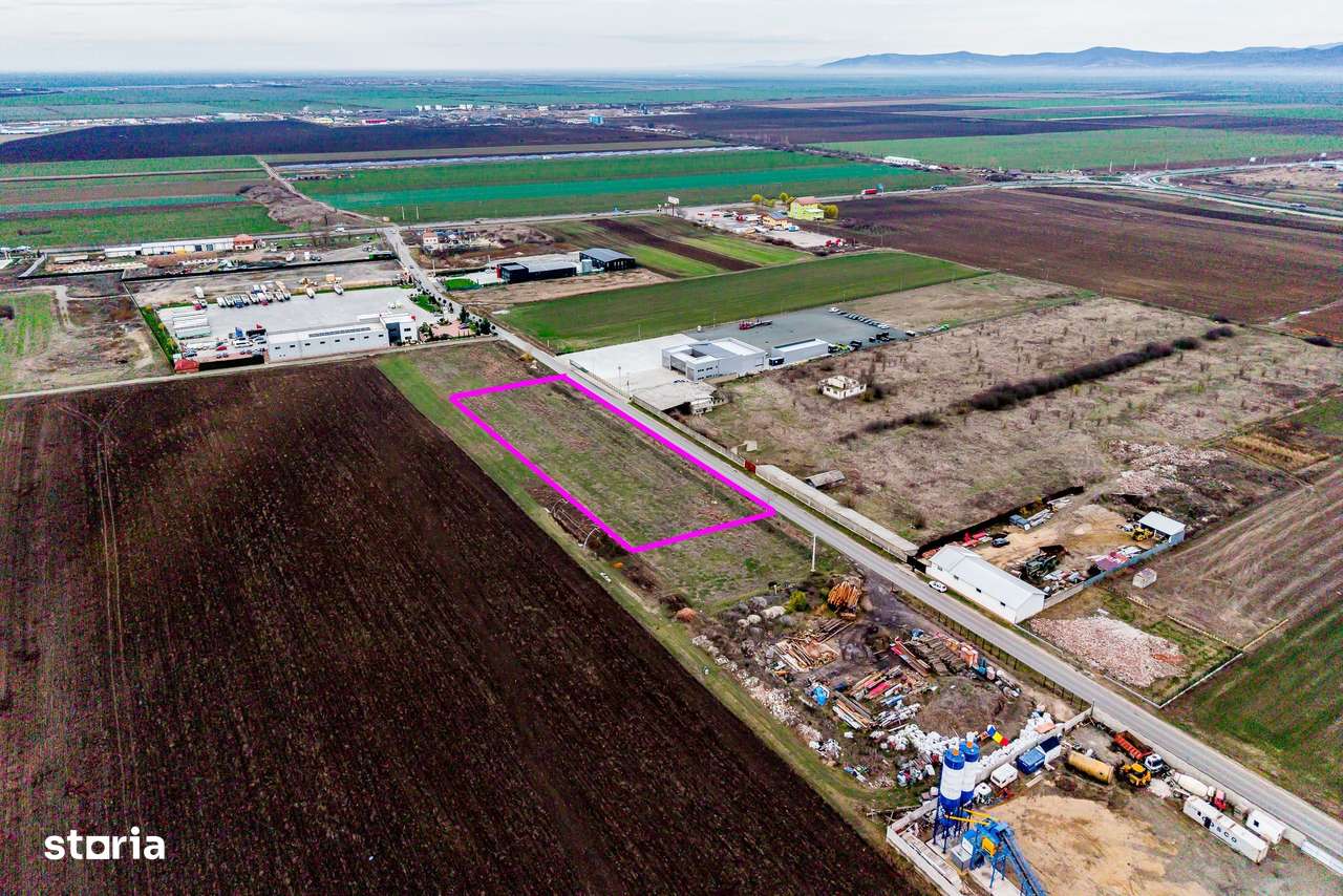 Teren cu acces DN7 și A1, ideal pentru dezvoltări industriale - Imagine principală: 5/9