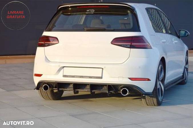 Extensie Difuzor Bara Spate VW Golf 7.5 Facelift GTI (2017-2020)- livrare gratuita - 11